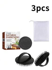 何首乌与艾蒿固体洗发皂，蕴含何首乌、橄榄油和植物萃取精华，温和清洁秀发，同时滋养保湿。清爽不油腻的质地，适合所有发质。精美礼盒包装，是节日送礼的理想之选。植物配方。 - 查看 9