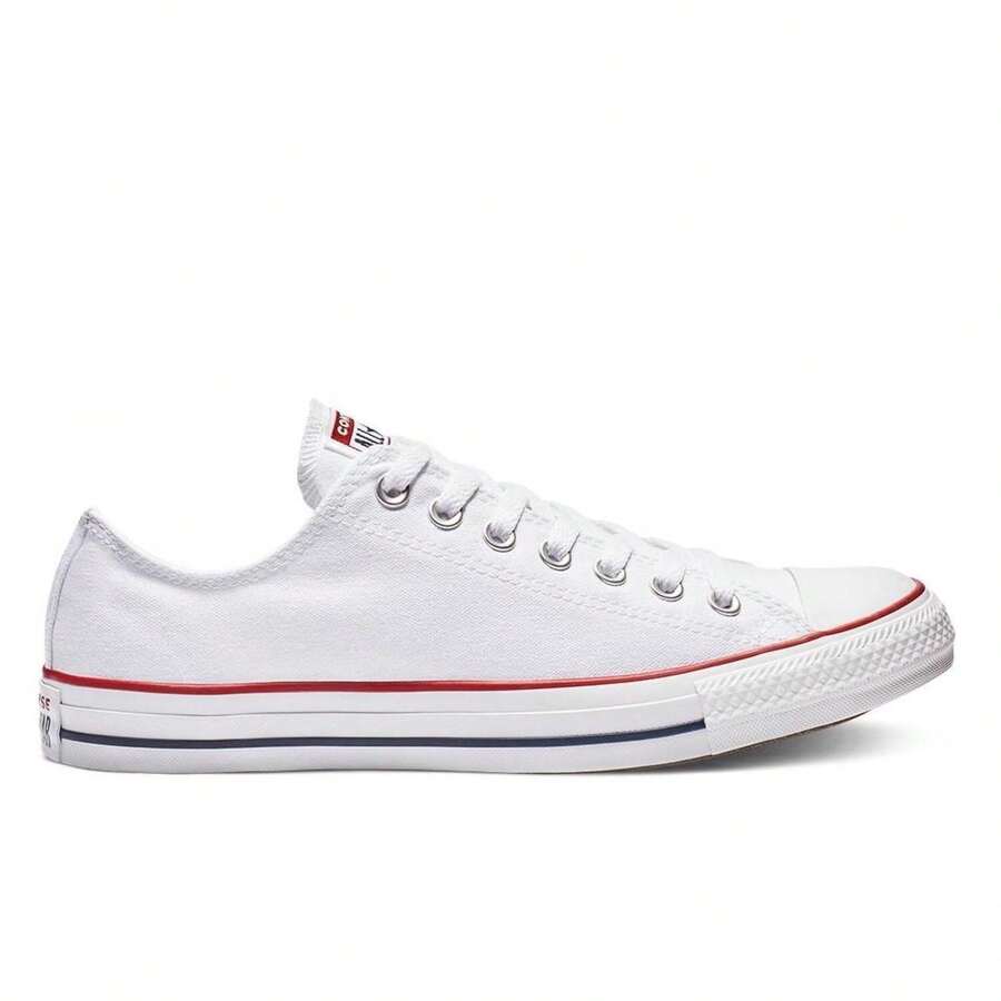 Converse AS Low Canvas PS White Sneaker For Kids: Iconic And Classic Design For The Little Ones. Comfortable Canvas Upper With Rubber Sole, Ideal For Any Casual Occasion. Brand - 白色 - 查看 1