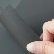 标准尺寸及护照尺寸黑色卡纸笔记本，200克厚黑色卡纸，16张/32页，兼容TN内页的旅行日记本，可用于写日记和绘画 - 長方形 - 查看 10