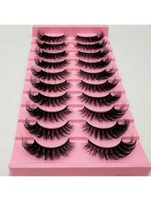 Irresistible! 8D Angel Wing Lashes Create Natural Mango Eyes, Perfect 0.63 Inch Length - View 4