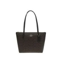 Coach Fiona Printed Women's Single Shoulder Handbag CBT18IMXAQ - 胡桃木色搭配黑色CBT18IMXAQ - 查看 1