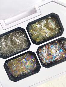 SAUA 2026春夏铂金系列指甲油，高饱和度闪粉，LED美甲，渐变效果，无酒精配方，女士节日礼物，DIY美甲设计 - 彩色 - 查看 5