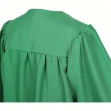 2026 Unisex Matte Graduation Gown And Cap Set With Tassel For Middle High School Bachelor - Emerald Green - View 3