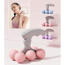 1pc Handheld Massage Roller, Suitable For Massaging Muscles On Hands, Back, Neck, Feet, Shoulders, Legs To Relieve Pain - Multicolor - View 5
