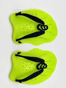 1 双贴合人体曲线的游泳蹼状手套，可调节绑带游泳训练蹼状手套，男女通用，适合男士、女士和青少年 - 彩色 - 查看 10