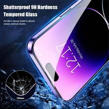 ZYSHI 2pcs White High Definition Tempered Glass Screen Protector - Compatible With IPhone 11/12/13/14/14 Plus/14 Pro/15/15 Plus/15 Pro Max/16/16 Pro Max Series, Scratch Resistant, Easy Installation, Compatible With Phone Cases - 2pcs - View 4