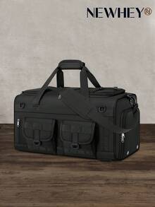 NEWHEY 45L Men's Backpack, Multi-Function Gym Bag With Shoe Compartment, Sports Travel Duffel Bag, Shoulder Bag, Weekend Overnight Carry-On Luggage - Multicolor - View 12