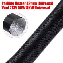 42毫米内径拉伸长度100厘米、200厘米、300厘米加热器风管软管，适用于Webasto Eberspacher - 黑色 - 查看 7