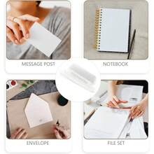 100 Uds Pestañas Para Carpetas Colgantes Etiquetas Para Archivos Clasificación Organizador Documentos Portátiles Para Oficina - como en la foto - Ver 3