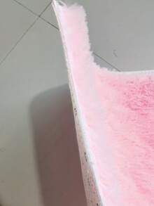 1 件装奢华蓬松浅粉色地毯 - 柔软的聚酯纤维绒面垫，柔软舒适，轻便可机洗，适用于卧室和客厅，优雅的卧室地毯，提供多种尺寸，可用于浴室装饰 - 粉色 - 查看 10