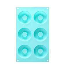 6-Cavity Silicone Non-Stick Donut Mold, Suitable For Making Donuts, Muffins, Cakes - Cake Mold - View 7