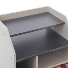 YUNRUX Nattduksbord - Grå - Visa 9