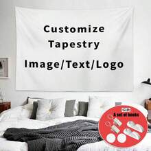 1pc Customized Tapestry, Photo Customized Tapestry, Landscape Customized Tapestry, Portrait Customized Tapestry, People Tapestry, Party Tapestry, Custom Tapestry, Custom Flags, Home Decor, Room Decor, Tapestry Washable Cozy, Warm, Comfortable Custom, Unique, Personalized Ideal Gifts For Him, Ideal Gifts For Her, Ideal Gifts For Boyfriend, Ideal Gifts For Girlfriend, Ideal Gifts For Dad Mom Family Him, Her, Boyfriend, Girlfriend, Dad, Family, Mom, Friends Sofa, Bed, Car, Tea Room, Bedroom, Living Room - Nhiều màu - Xem 12