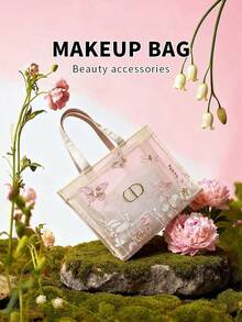 Dior 女士包袋、女士手提包、女士单肩包、白色网纱蝴蝶结手提包、单肩包、节日礼物 - 白色 - 查看 2