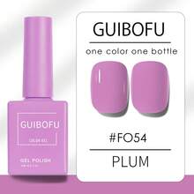 GMUME Bộ 3 lọ sơn gel màu tím gradient 15ml, màu tím đậm, tím oải hương, tím hoa cà, phong cách ma thuật phù thủy Halloween mùa xuân, kiểu dáng thanh lịch huyền bí, bộ sơn gel UV LED dễ tháo. - Nhiều màu - Xem 8