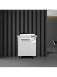 Sandwich Prep Table, 7.42 Cu. Ft. Salad Single-Door Refrigerated Prep Table, 28-Inch Food Prep Fridge, Commercial Stainless Steel Prep Refrigerator Table For Restaurant, Bar, Shop, Silver - 銀色 - 查看 9