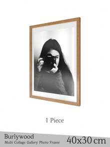 30x30cm/40x30cm/A4/25x25cm/20x20cm/15x15cm Multi Collage Gallery Photo Frames, Exquisite Oblong / Square Picture Frames For Wall, Portrait Frame For Photo Wall, Black/White/Wood Color, 30x30cm/20x20cm/30x40cm/15x15cm/25x25cm, Acrylic Glass, Rectangle/Square (Photo Paper Not Included), For Star/Moon - Multicolor - View 38