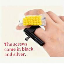 Finger Gun Game To Relieve Stress, Cute Cartoon Mini Finger Gun, Popular Electronic Gadget - Multicolor - View 3