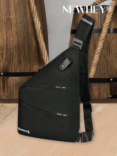 NEWHEY 男士斜挎包、男士防盗单肩包、男士防水腰包、旅行胸包，适合徒步旅行和户外活动