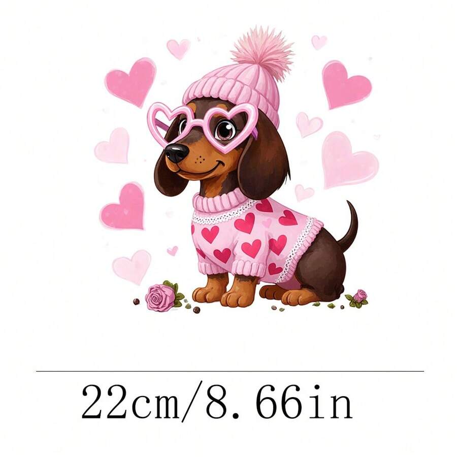 1pc/2pcs/3pcs Rainbow Resin Heat Transfer Stickers, DIY Iron-On Fabric Patch, Suitable For T-Shirts, Hoodies, Baseball Caps, Canvas Bags - L - View 1