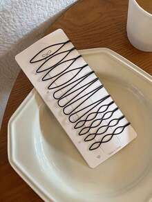 12pcs Multi-Style Invisible Hair Clips, Nape Hair Taming Clips, Black Metal Barrettes, Bun Fixing Clips, Invisible And Unobtrusive, Tame Flyaways, Essential For Commuting And Hairstyling - Black - View 3