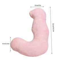 Seahorse Pillow For Pregnant Woman Side Sleeping, Waist Pillow, Side Sleeping, Leg Pillow, Sofa Cushion - 條紋 - 查看 6