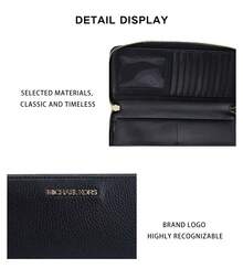 Michael Kors Jet Set Travel Solid Color Ladies Long Hand Purse 35T7GTVE7L BLACK - 黑色35T7GTVE7L BLACK - 查看 6