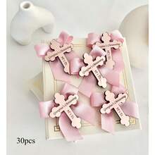 Personalized Baptism Favor Tag, Acrylic Mirror Gold Cross Tags, Thank You Tag, Baptism Tags For Favors, Mi Tag, Custom Baptism Name - Multicolor - View 32
