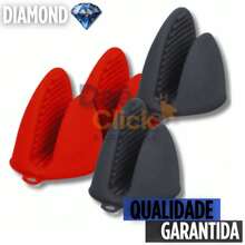KIT 08 Silicone Oven Gloves, Non-Slip, High Temperature,  For Cooking, Roasting And Barbecuing, Premium - 彩色 - 查看 2