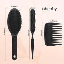 Professional Wig Install Kit With Wig Cap, Vent Brush, Paddle Brush, And Wide Tooth Comb – 4-In-1 Hair Styling Tools For Wig Application, Detangling, And Smoothing - View 2