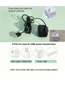 1.5升超静音自动宠物饮水器，USB供电，透明，易于清洁 - 室内猫咪及小型宠物的理想之选 - 彩色 - 查看 9