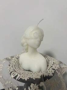 1pc New Realistic Sculpture Candle, Decorative Candle, Scented Candle, European Style, Retro Decor Candle, Multiple Styles, Suitable For Home Decor, Living Room, Bedroom, Cabinet, Dining Table, Photography Props, Wedding Decoration, Gifts, Birthday Present, Room Decor - Multicolor - View 9