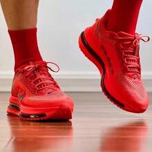 Nike Zapatillas deportivas nuevas para hombre, zapatillas para correr Pegasus, zapatillas para correr transpirables - Rojo/Negro - Ver 2