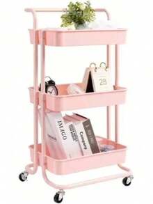 Carro Ayudante Plástico Color Rosado - Ver 2