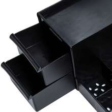 Countertop Cologne Stand Shelves, Organizador De Perfumes, Estante Para Perfumes, Dresser Organizer, Bedroom Essentials, Gifts For Men, Black,Brand Factory Store Manufacturer's Promotions,Essential Products For Halloween, Exclusive Gifts For Christmas, Home Storage For Autumn And Winter - 黑色 - 查看 7