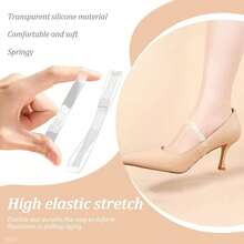 2/10pcs Invisible Transparent Shoelace Retainer, Suitable For Women's High Heels, Easy To Install, Can Secure Shoelaces - Multicolor - View 7