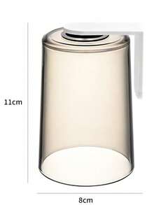 1pc Magnetic Inverted Rinse Cup, Transparent & Minimalist, Wall-Mounted Toothbrush Cup Holder. Quickly Designed Magnetic Hanging Toothbrush Cup - Transparent Waterproof Bathroom Storage Organizer, Wall-Mounted Storage, Modern Home Decor, Countertop Essential, Small Space Solution, Travel Bathroom Accessory | Space-Saving Hygiene Rack, Ideal For Sink, Vanity, Dorm And RV Bathroom. - Mouthwash Cup - View 9