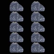 10 Pairs Adult Transparent Portable Rain Shoe Covers - Waterproof & Anti-Dirty Shoe Covers - A - View 8