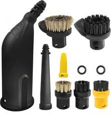 10 piezas de boquillas para limpiador a vapor Kärcher, compatibles con SC1 SC2 SC3 SC4 SC5, de plástico, versátiles y resistentes al desgaste, para limpieza de costuras. - Ver 8