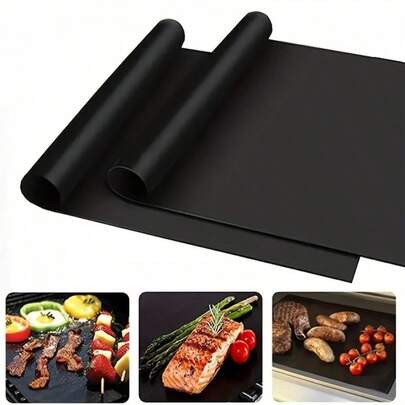 2/5 adet Barbekü Altlığı, Izgara Matları, Yapışmaz Barbekü Izgara Matı, Yeniden Kullanılabilir Izgara ve Fırın Matları, Yapışmaz Izgara Astarı, Elektrikli Ocak İçin Fırın Astarı, Fırın Altı Astarı, Isıya Dayanıklı, Kolay Temizlenebilir, Elektrikli Fırın/Ocak Altı/Elektrikli Gazlı Fırınlar/Tost Makinesi/Izgara İçin İdeal, Mutfak, Açık Hava Barbeküsü, Aile Aktiviteleri, Piknik, Kamp, Tatil Partisi, Mutfak Gereçleri, Vazgeçilmez Parti ve Tatil Barbekü Aksesuarı, Anneler Günü, Mutlu Paskalya