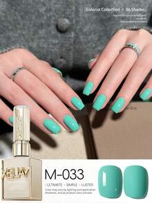 XEIJAYI 1pc 15ml Glossy Gel Nail Polish Soak Off LED Cured, Perfect For DIY Manicures & Salon Quality Home Use, Ideal Gift For Women - 彩色 - 查看 42