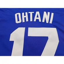 Shohei #17 Blue Los Angeles Baseball Jersey,Embroidered Baseball Apparel,Fan Gift For Game Day,Unisex - 藍色 - 查看 5