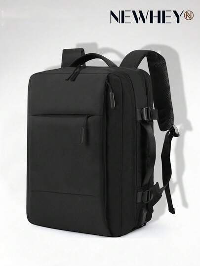 NEWHEY Travel Backpack 15.6 Inch Flight Approved Carry On Luggage Backpack Expandable Laptop Backpack For Men Women Business Overnight Weekender College Backpack With USB Charging Port