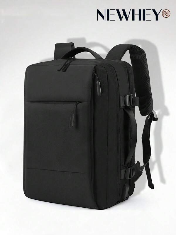 NEWHEY Travel Backpack 15.6 Inch Flight Approved Carry On Luggage Backpack Expandable Laptop Backpack For Men Women Business Overnight Weekender College Backpack With USB Charging Port, Travel Bags