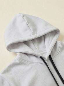 Men's Cherub Angels Dark Tattoo Style Back Print Streetwear Aesthetic Hoodie Tumblr - trắng - Xem 4