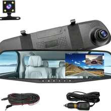 FF419 Espejo Retrovisor con Cámara DVR para Vehículo Pantalla LCD 4.3 Pulgadas Lente HD 1080P - A - Ver 1