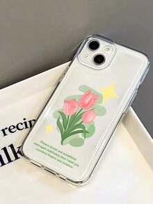 Tulip Pattern Phone Case,Phone Case  14,Cover,Fundas Para , 14 Cases,Case  16 Pro,Funda Para  17 Pro - kiểu 1 (1 cái) - Xem 3