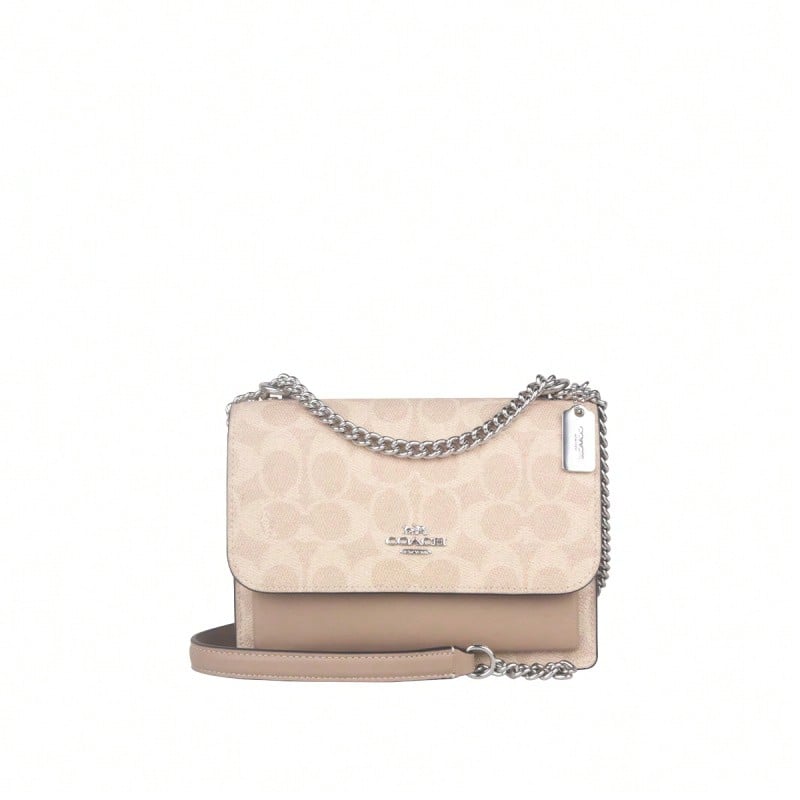 Coach Klare Printed Women's Single Shoulder Crossbody Bag CW206SVPWH - 沙黃色配灰褐色CW206SVPWH - 查看 1