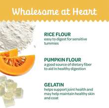 Wholesome Pride Natural &Amp; Healthy Pumpkin Highly Digestible Dog Chews, Made In The USA, Large - 2 Pack - ColorB - 查看 2