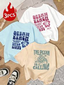 女士新款彩色字母、海龟、花卉印花圆领短袖T恤，时尚百搭，适合女士日常穿着、度假及春季休闲夏季穿着。 - 彩色 - 查看 8